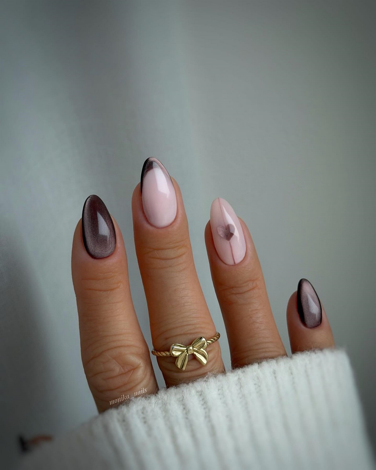 Сердечки на ногтях в феврале 2026: романтика в деталях